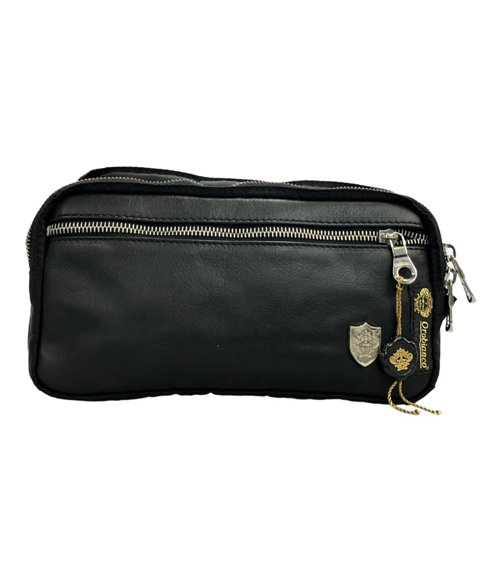 Orobianco ウエストバッグ ボディバッグ レザー メンズ オロビアンコ