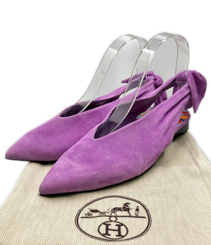HERMES ポインテッドトゥフラットサンダル エヴァ BN221013Z2112 レディース SIZE 36 (23.5cm) エルメス