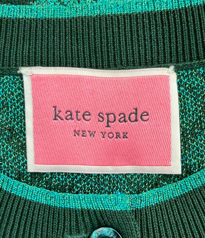 美品 ケイトスペード ニューヨーク 総柄カーディガン 長袖 レディース SIZE S kate spade NEW YORK