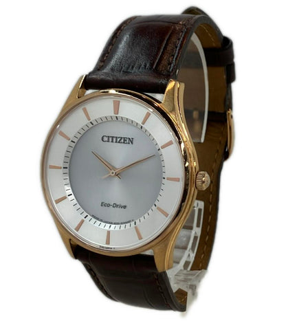 CITIZEN 腕時計 エコドライブ ソーラー シルバー E031-S103738 メンズ シチズン