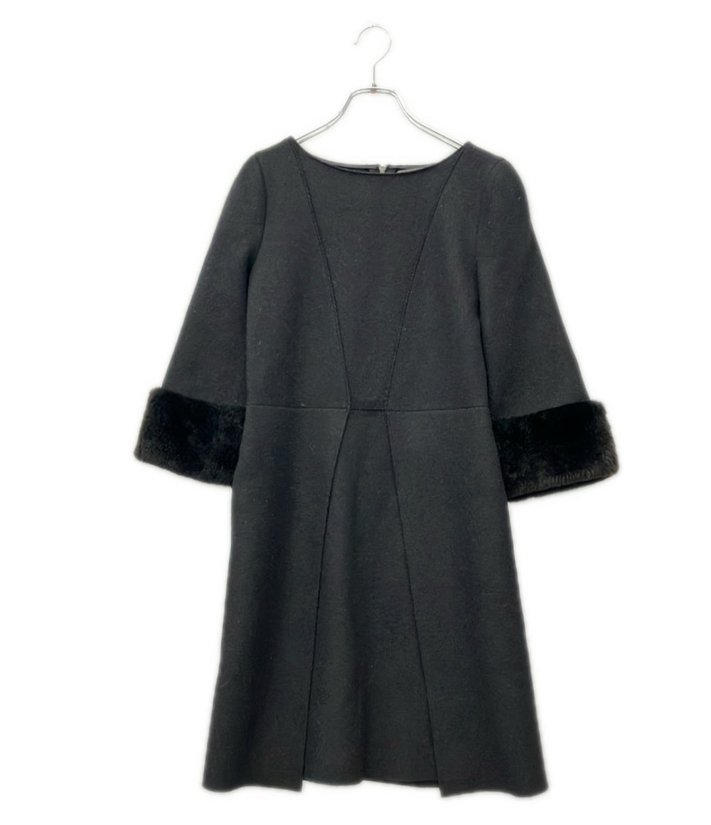 FOXEY ウール コートワンピース 27596-KAOFA118NMNJ レディース SIZE 38 (S) フォクシー