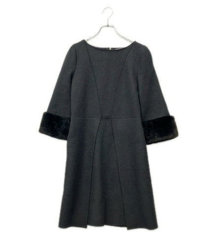 FOXEY ウール コートワンピース 27596-KAOFA118NMNJ レディース SIZE 38 (S) フォクシー