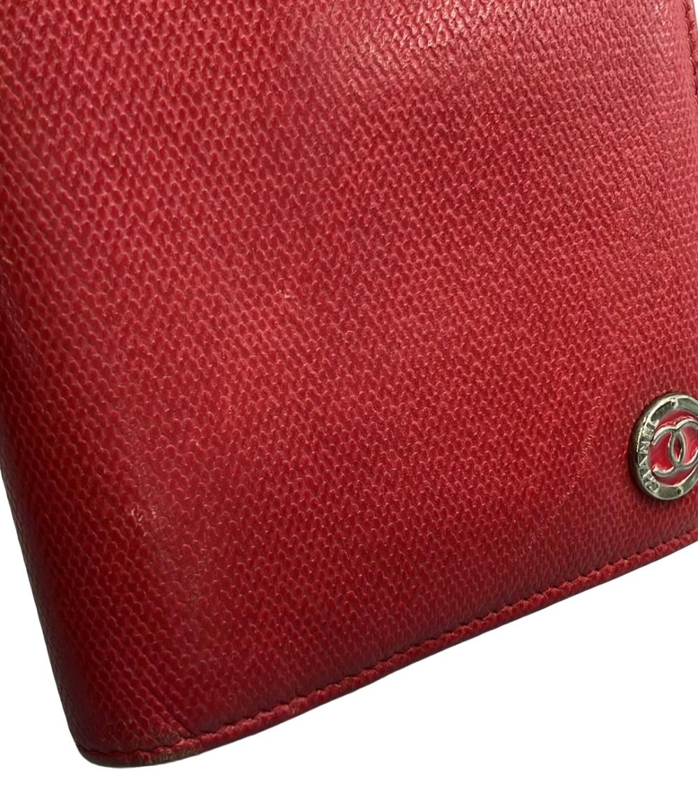 CHANEL 長財布 レザー ココマーク シルバー金具 14番台 レディース シャネル