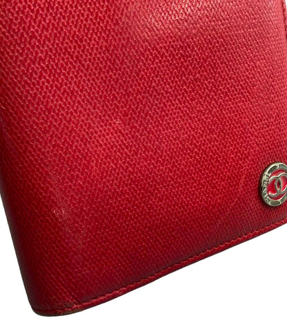 CHANEL 長財布 レザー ココマーク シルバー金具 14番台 レディース シャネル