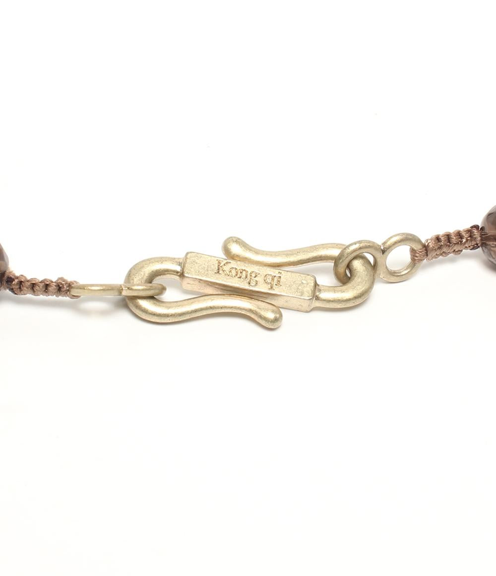 Kong qi ネックレス スモーキークォーツ レディース コンチィー