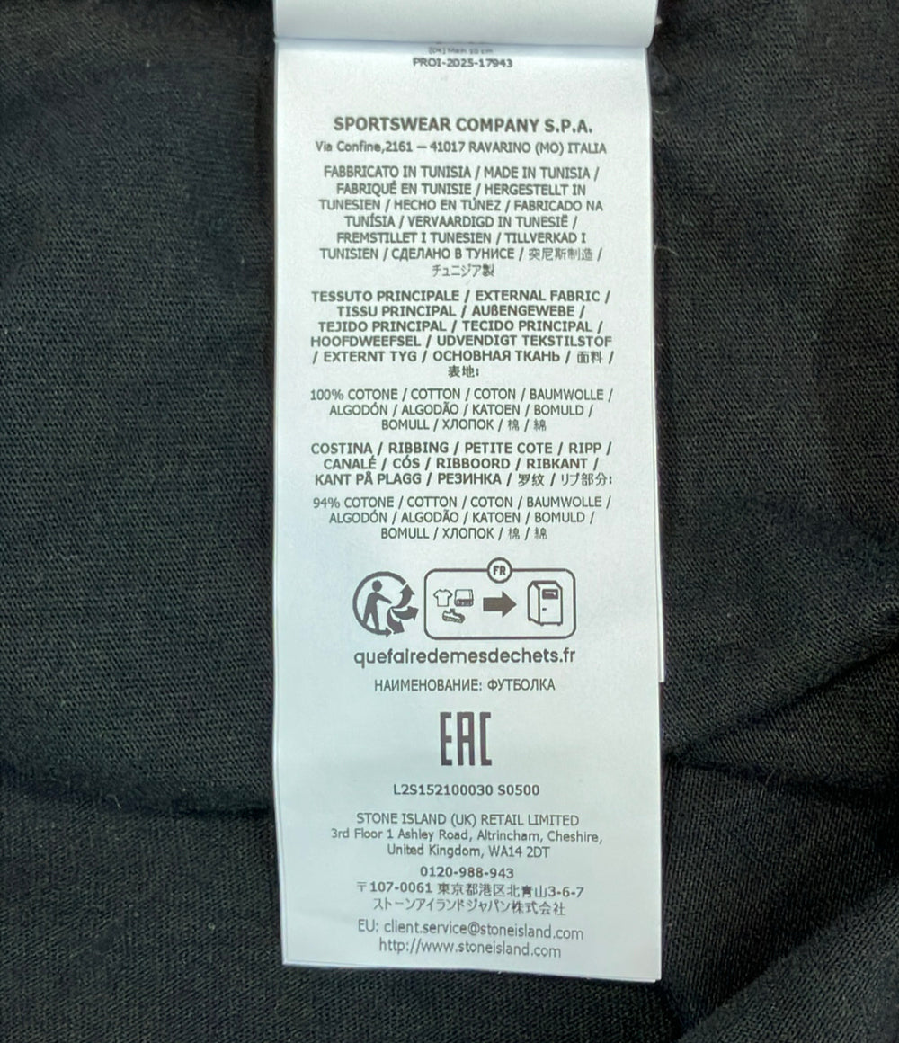 STONE ISLAND 半袖 クルーネック Tシャツ L2S152100030S0500 メンズ SIZE XL ストーンアイランド