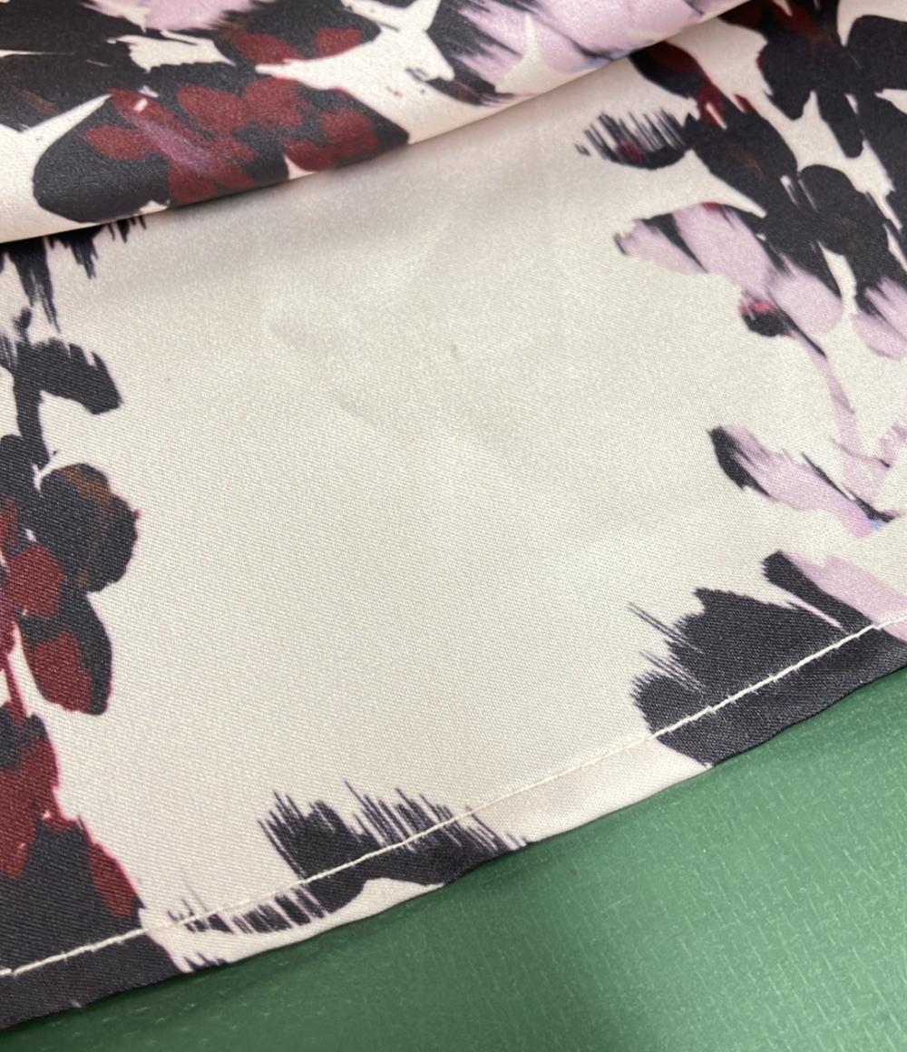 美品 ハーリップトゥ 花柄オフショルダー長袖フレアロングワンピース レディース SIZE S Her lip to