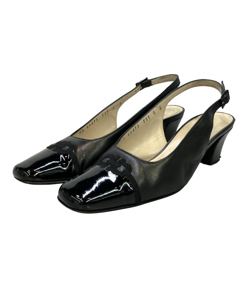 Salvatore Ferragamo バックストラップパンプス MARIANNA DB 60473 レディース SIZE 6 (M) サルヴァトーレフェラガモ