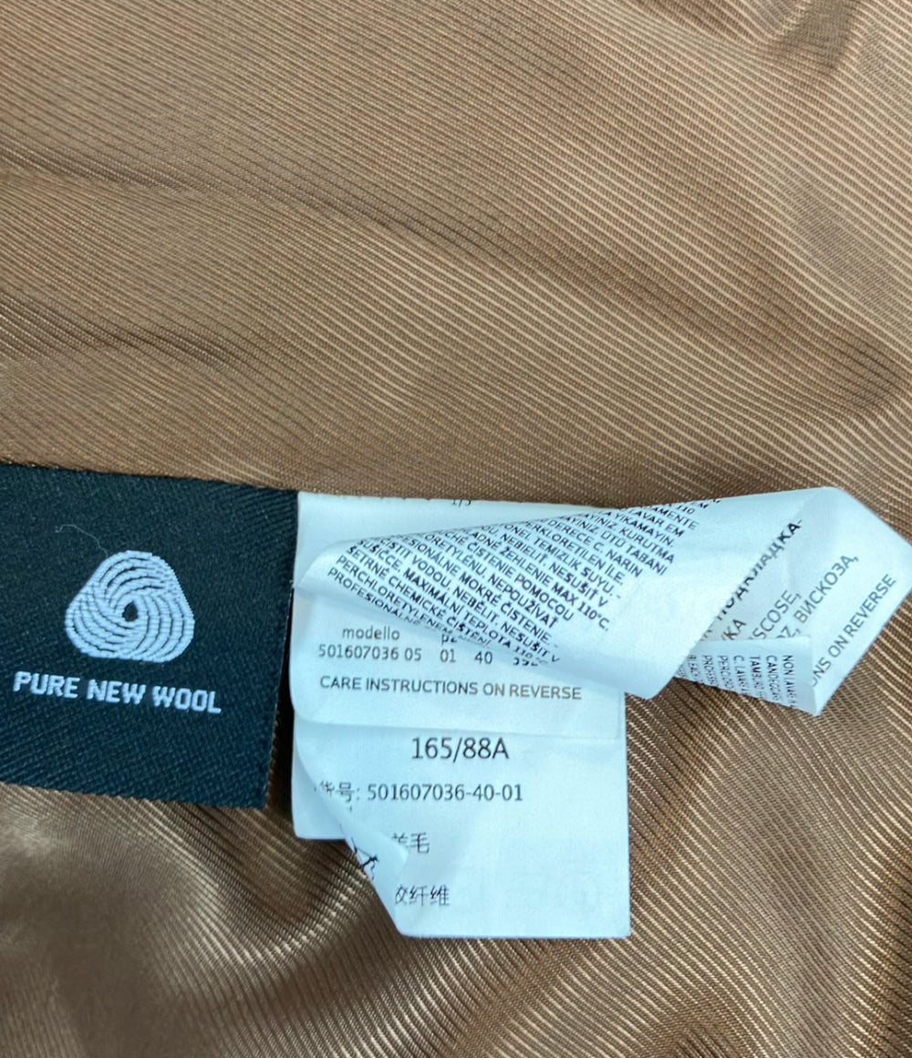 WEEKEND Max Mara チェスターコート ロングコート ウール ボタン キャメル 20AW 501607036 レディース SIZE 40 (M) ウィークエンド マックスマーラ