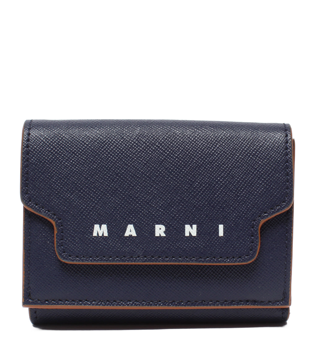 美品 MARNI 三つ折り財布 レディース マルニ