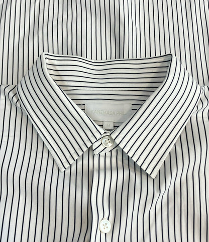 KANEMASA PHIL. 長袖シャツ ストライプ メンズ SIZE M カネマサフィル