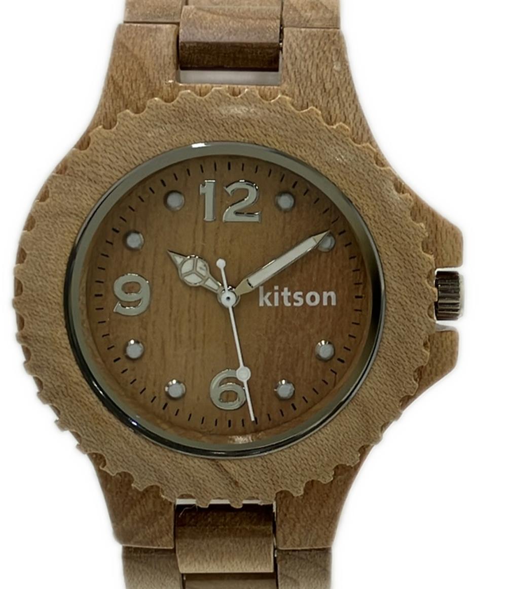 美品 kitson 腕時計 クオーツ KW0231 レディース メンズ キットソン