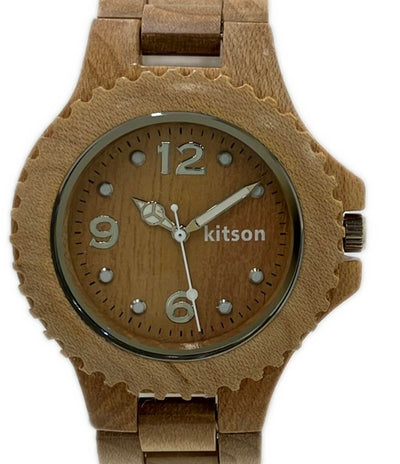 美品 kitson 腕時計 クオーツ KW0231 レディース メンズ キットソン