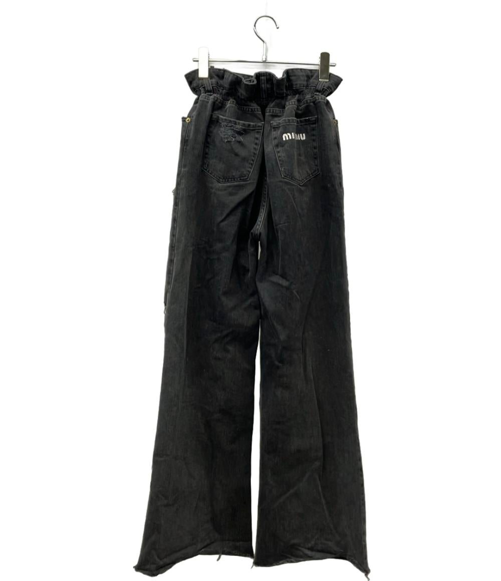 Miu Miu デニムパンツ ダメージ加工 GWP430 10KX レディース SIZE 25