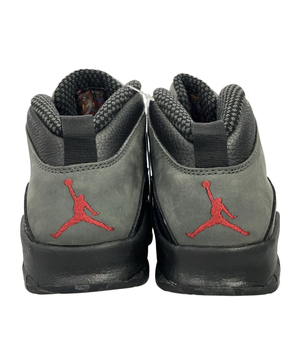 美品 NIKE ミドルカットスニーカー エアジョーダン10レトロ 310805-002 メンズ SIZE 27.0 ナイキ