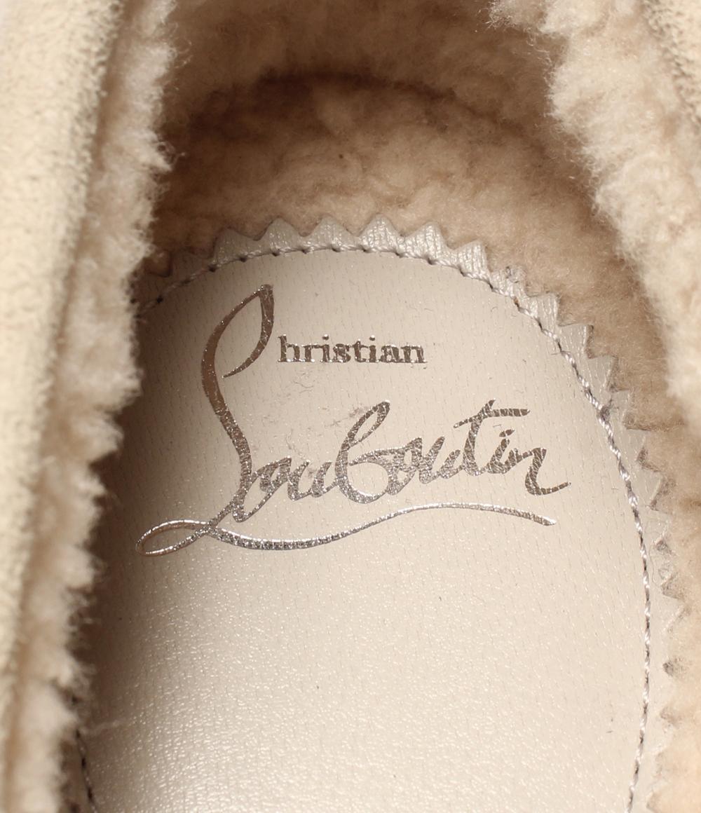 Christian Louboutin 　ルブタン　デッキシューズ　41.5 美品 Christian Louboutin ボートシューズ シアリング デッキシューズ