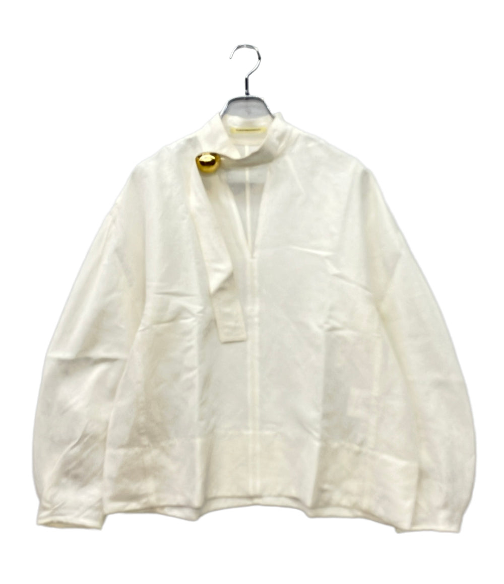 HARUNOBU MURATA リネン混 長袖シャツ レディース SIZE 36 (S) ハルノブ ムラタ