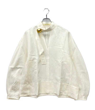 HARUNOBU MURATA リネン混 長袖シャツ レディース SIZE 36 (S) ハルノブ ムラタ