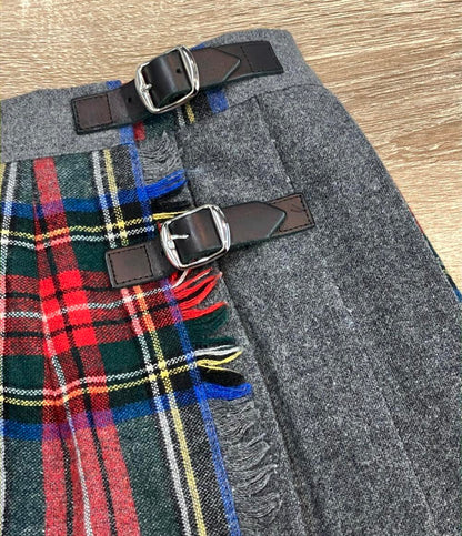 オニールオブダブリン チェックプリーツラップスカート レディース SIZE 10 (M) O’NEIL of DUBLIN