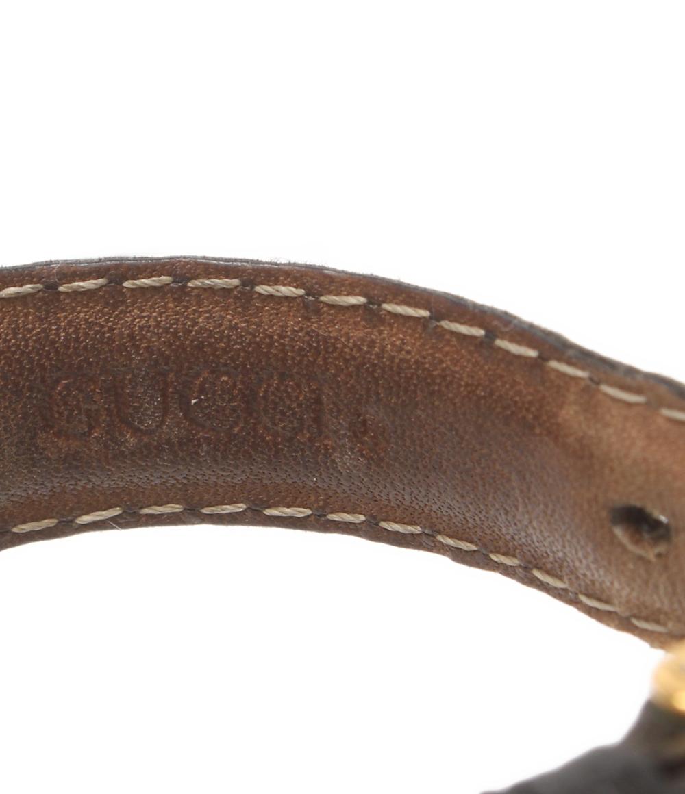 GUCCI 腕時計 ホースビット クオーツ ブラック 6300L レディース グッチ