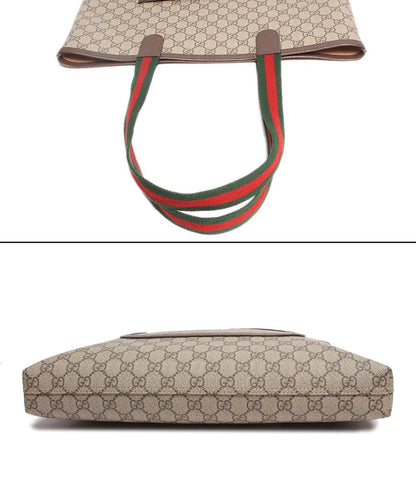 美品 グッチ レザートートバッグ ダブルG GGスプリーム オフィディア 744542 562600 ユニセックス GUCCI