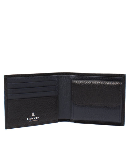 美品 LANVIN collection 二つ折り財布 メンズ ランバン コレクション