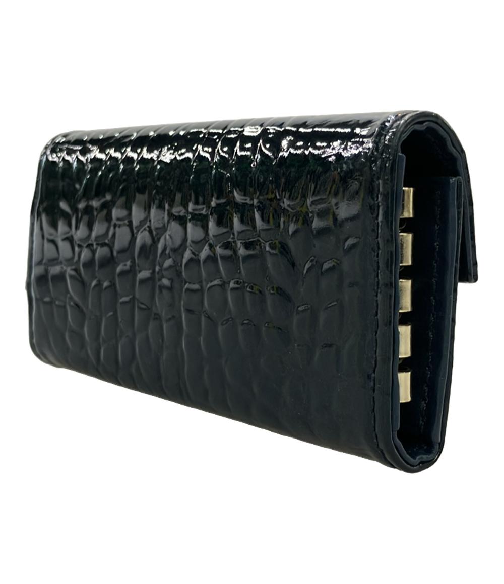 ANTEPRIMA 4連キーケース キーリング付き エナメル クロコ型押し レディース アンテプリマ