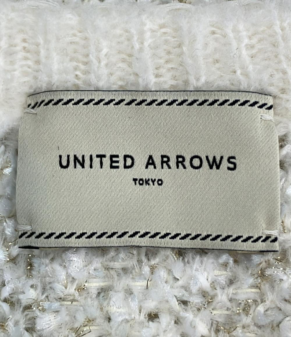 美品 ユナイテッドアローズ ミックスラメツイードニット レディース UNITED ARROWS