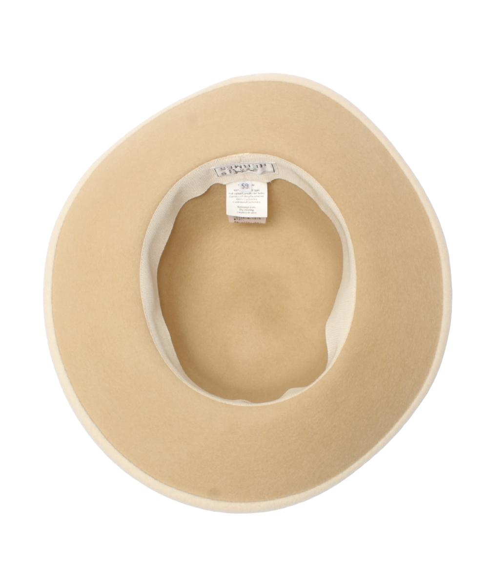 美品 HERMES ラビットフェルトハット カシミヤ100％ レディース SIZE 59 エルメス