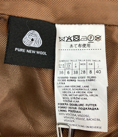 WEEKEND Max Mara チェスターコート ロングコート ウール ボタン キャメル 20AW 501607036 レディース SIZE 40 (M) ウィークエンド マックスマーラ
