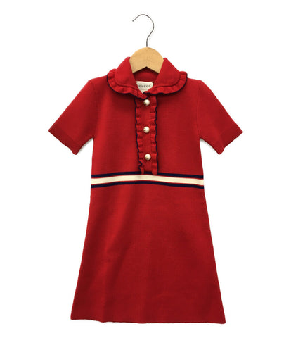 グッチ 美品 半袖ニットワンピース キッズ SIZE 4 (100サイズ以下  