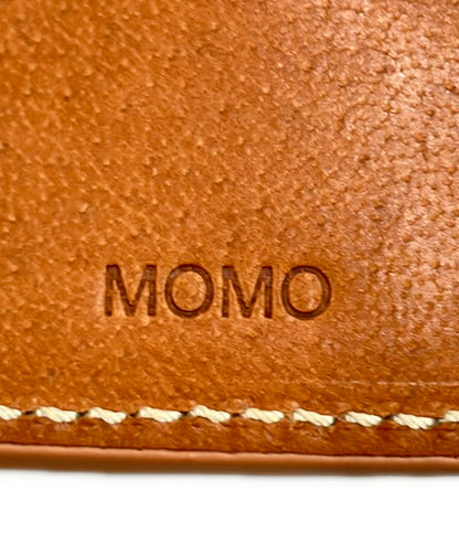 MOMO 二つ折り財布 ストラップ付き メンズ モモ