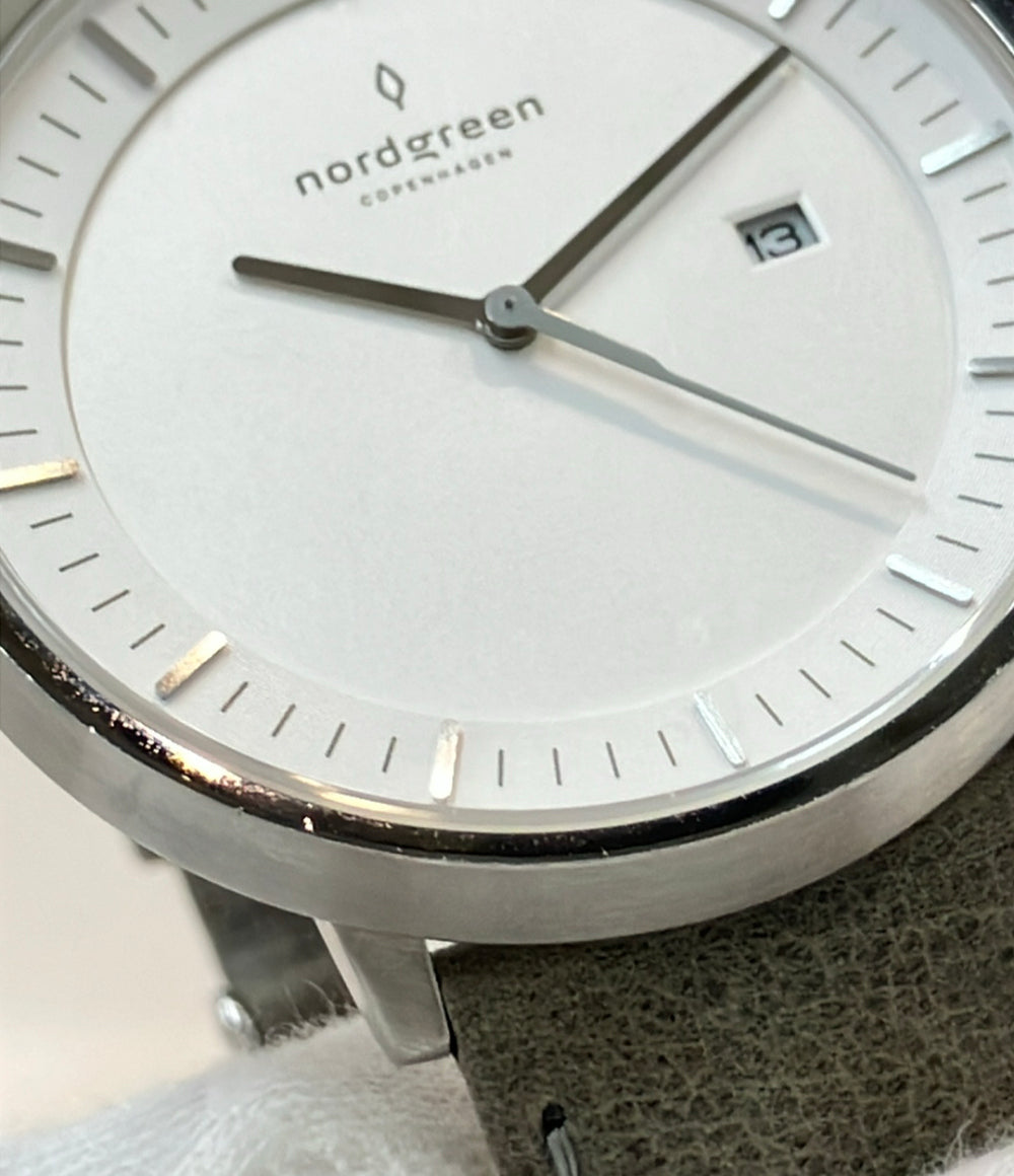 Nordgreen 腕時計 クオーツ ホワイト メンズ ノードグリーン