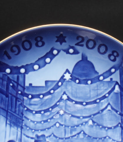 美品 Royal Copenhagen イヤープレート 2004 飾り皿 15cm センテニアル1908-2008 ロイヤルコペンハーゲン