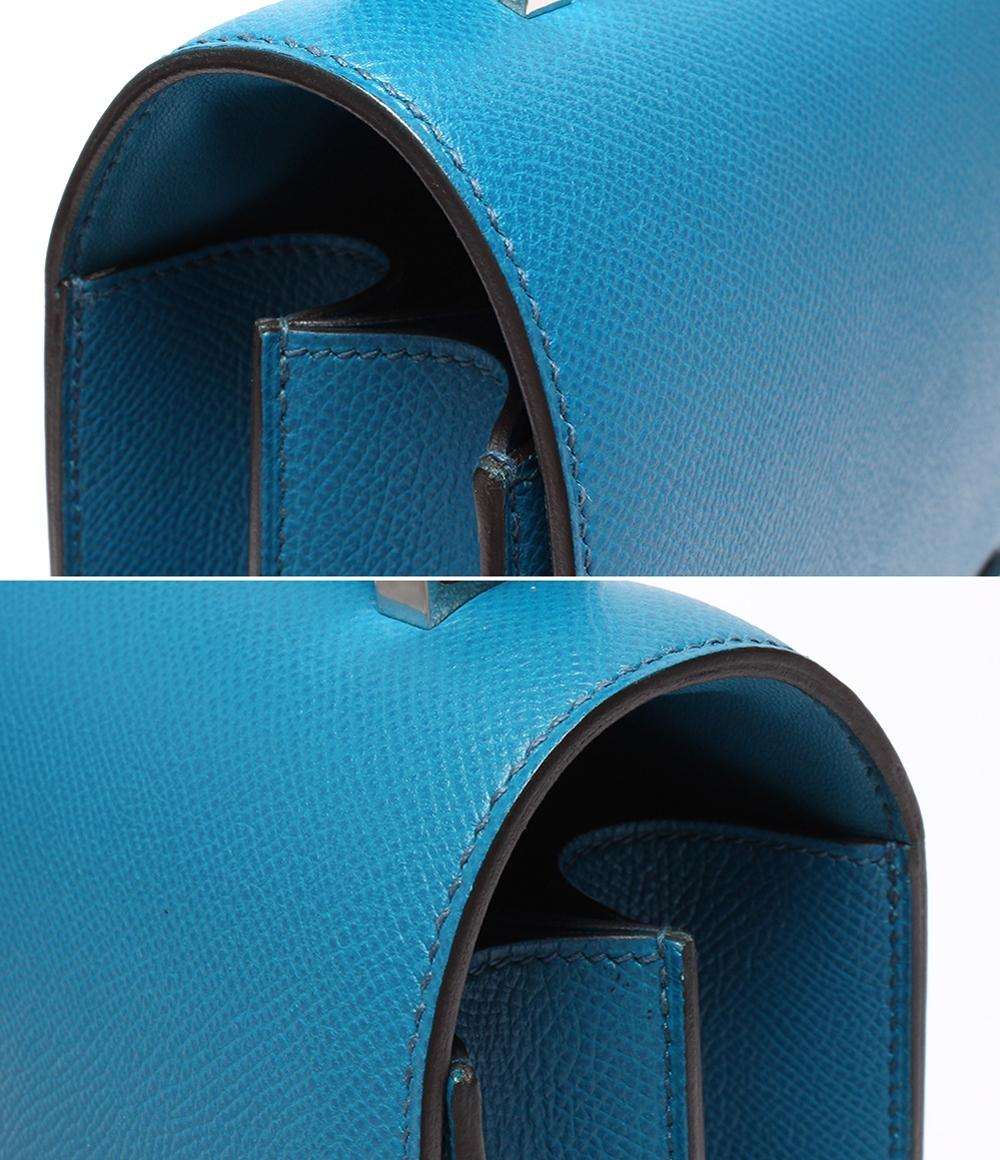 美品 HERMES ショルダーバッグ □R刻印 シルバー金具 ヴォーエプソン コンスタンス3 24 レディース エルメス