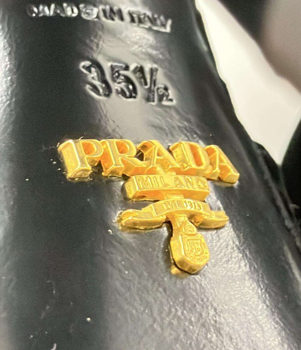 PRADA プラットフォームサンダル ベルベット レディース SIZE 35 1/2 22.5(cm) プラダ