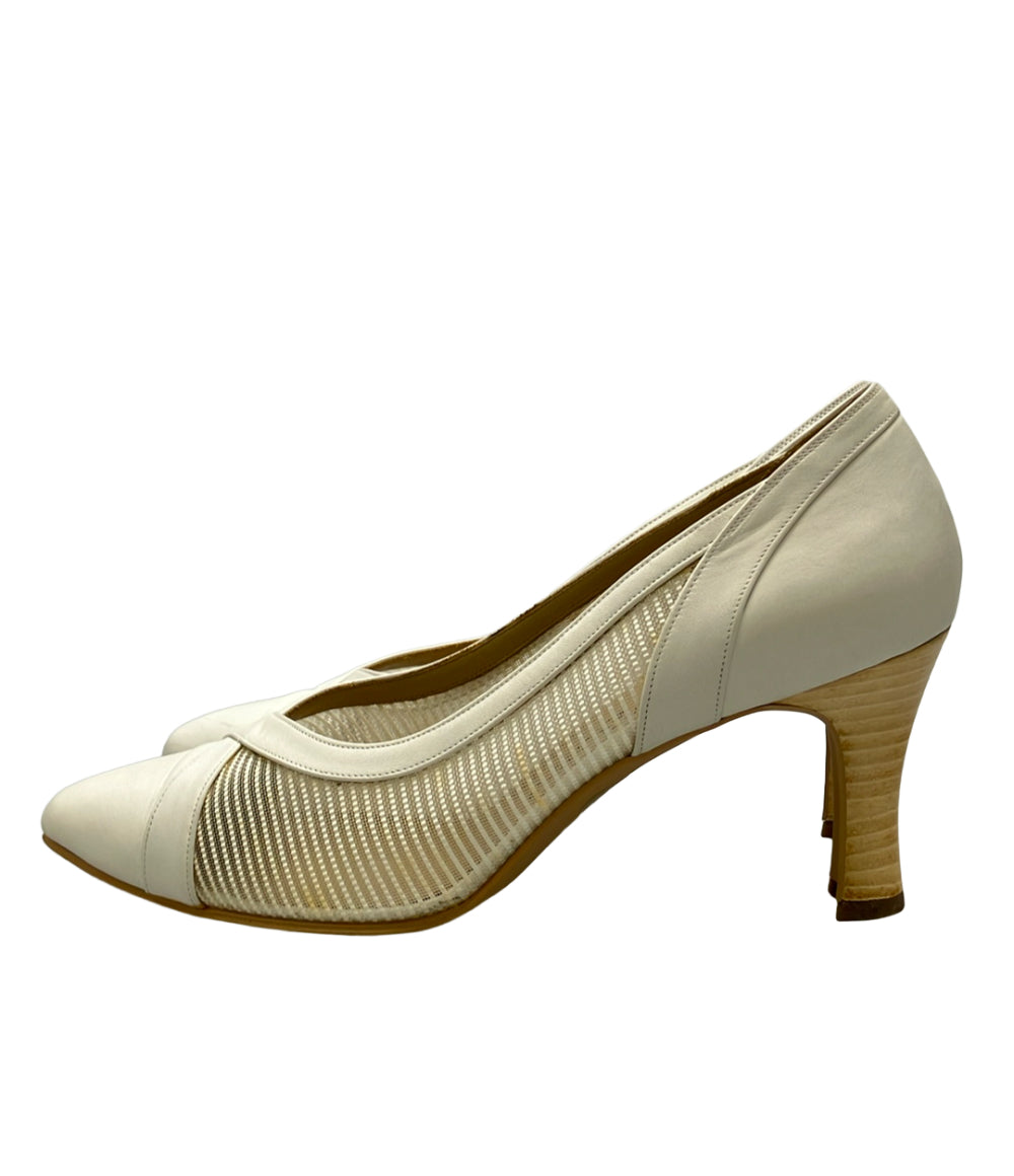 YVES SAINT LAURENT ポインテッドトゥメッシュパンプス レディース SIZE 36 (23.5cm) イヴ・サンローラン