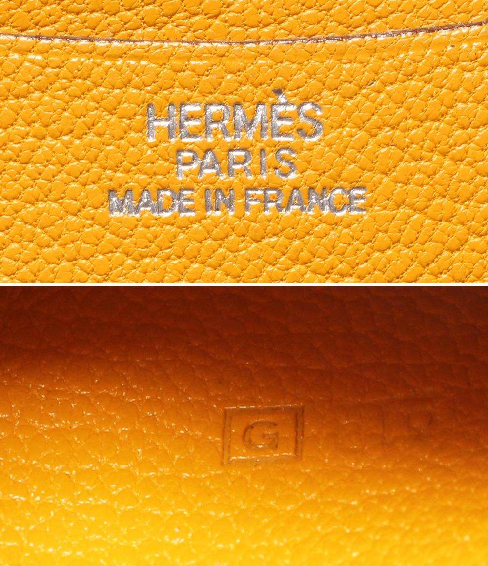 HERMES 手帳カバー □G刻印 シルバー金具 アジェンダPM レディース メンズ エルメス