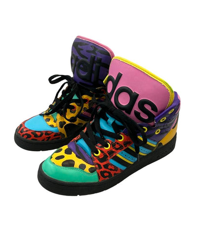 adidas ハイカットスニーカー × JEREMY SCOTT INSTINCT HI G61090 レディース SIZE 24.5 (L) アディダス