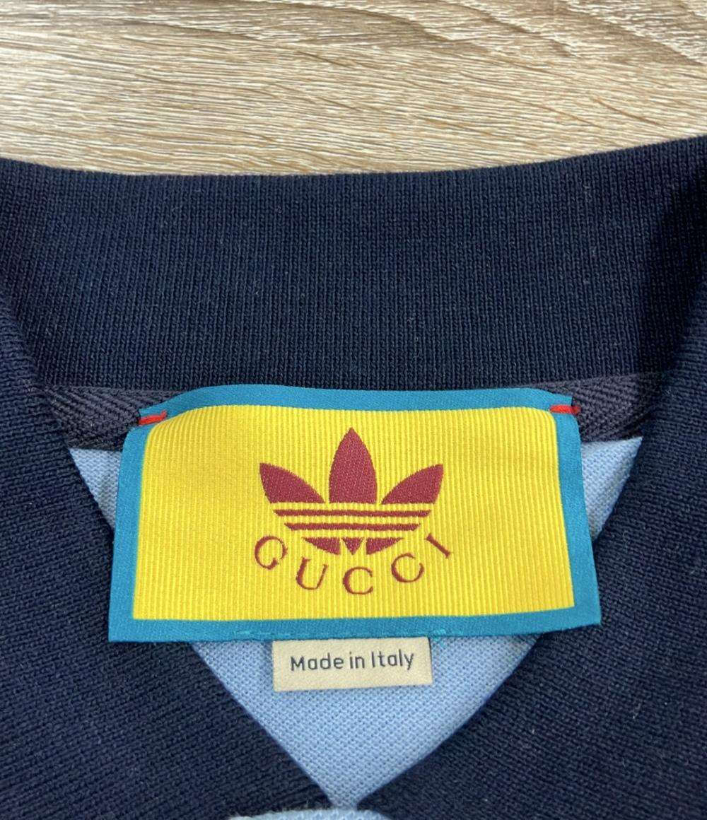 GUCCI 半袖ポロシャツ ×adidas コットンピケポロシャツ Piquet Polo Shirt 700497 メンズ SIZE XS グッチ