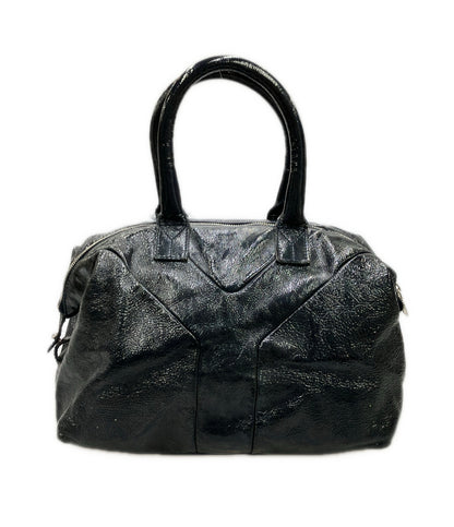 YVES SAINT LAURENT ミニボストンバッグ ハンドバッグ エナメル イージー 208315 213317 レディース イヴ・サンローラン