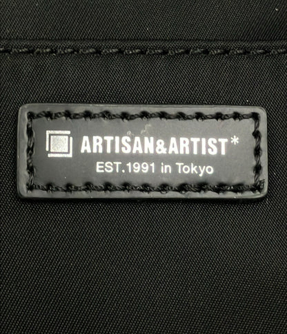 美品 ARTISAN&ARTIST 2way ハンドバッグ ショルダーバッグ 斜め掛け レディース メンズ アルティザン アンド アーティスト