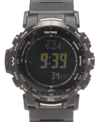 美品 CASIO 腕時計 クライマーライン 電波ソーラー プロトレック PRO TREK ソーラー PRW-35Y-1BJF メンズ カシオ