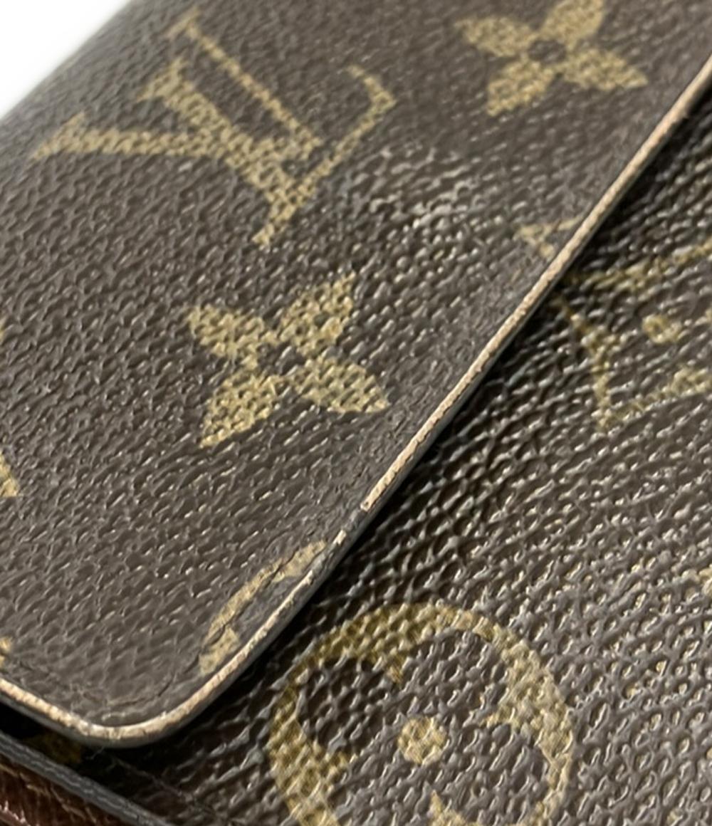 LOUIS VUITTON Wホック二つ折り財布 モノグラム M61654 レディース ルイ・ヴィトン