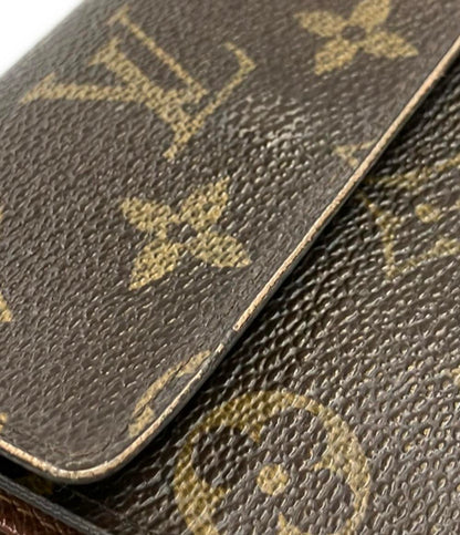 LOUIS VUITTON Wホック二つ折り財布 モノグラム M61654 レディース ルイ・ヴィトン