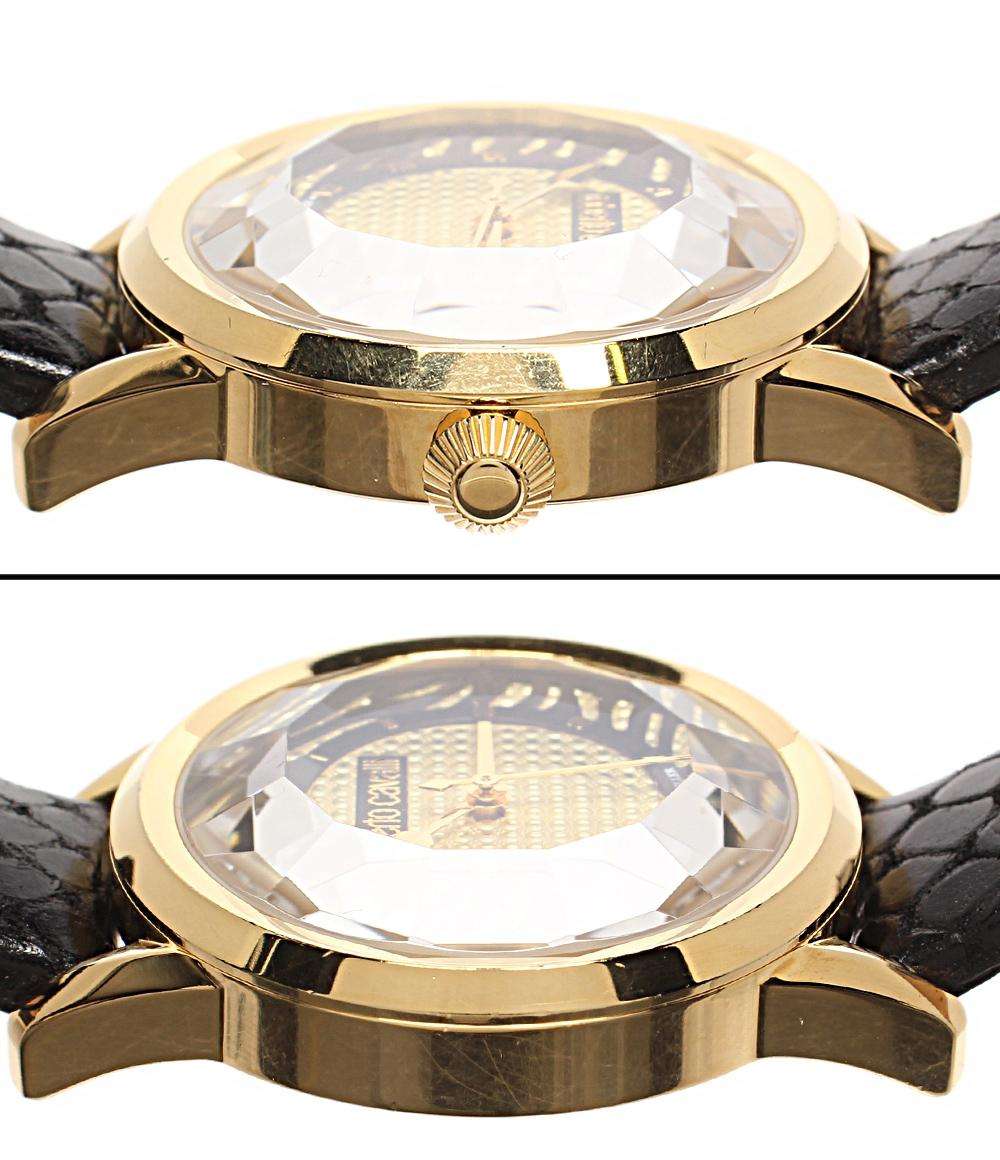 Roberto Cavalli FRANCK MULLER 腕時計 クオーツ ゴールド IL063 メンズ ロベルトカバリ フランクミュラー