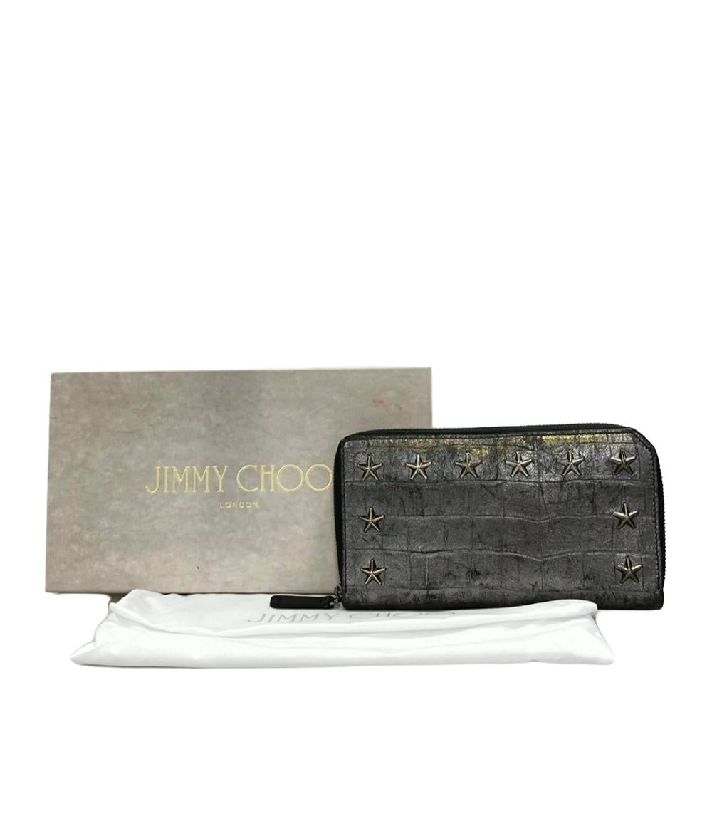 ジミーチュウ ラウンドファスナー長財布 スタースタッズ レディース Jimmy Choo