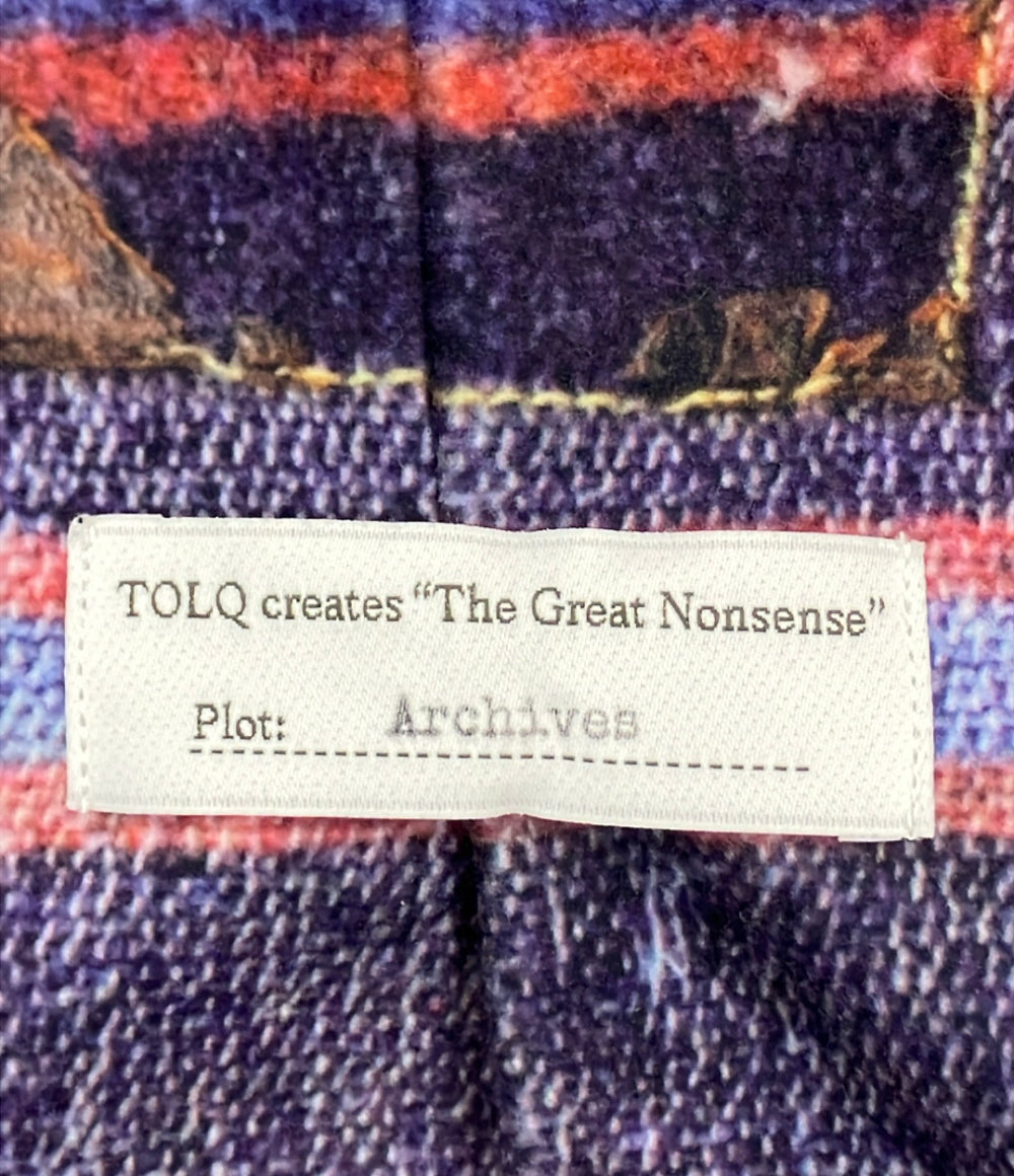 TOLQ トロンプルイユ　プリンテッドデニムジャケット メンズ SIZE 38 (S) トルク