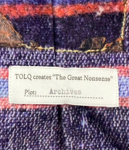 TOLQ トロンプルイユ　プリンテッドデニムジャケット メンズ SIZE 38 (S) トルク