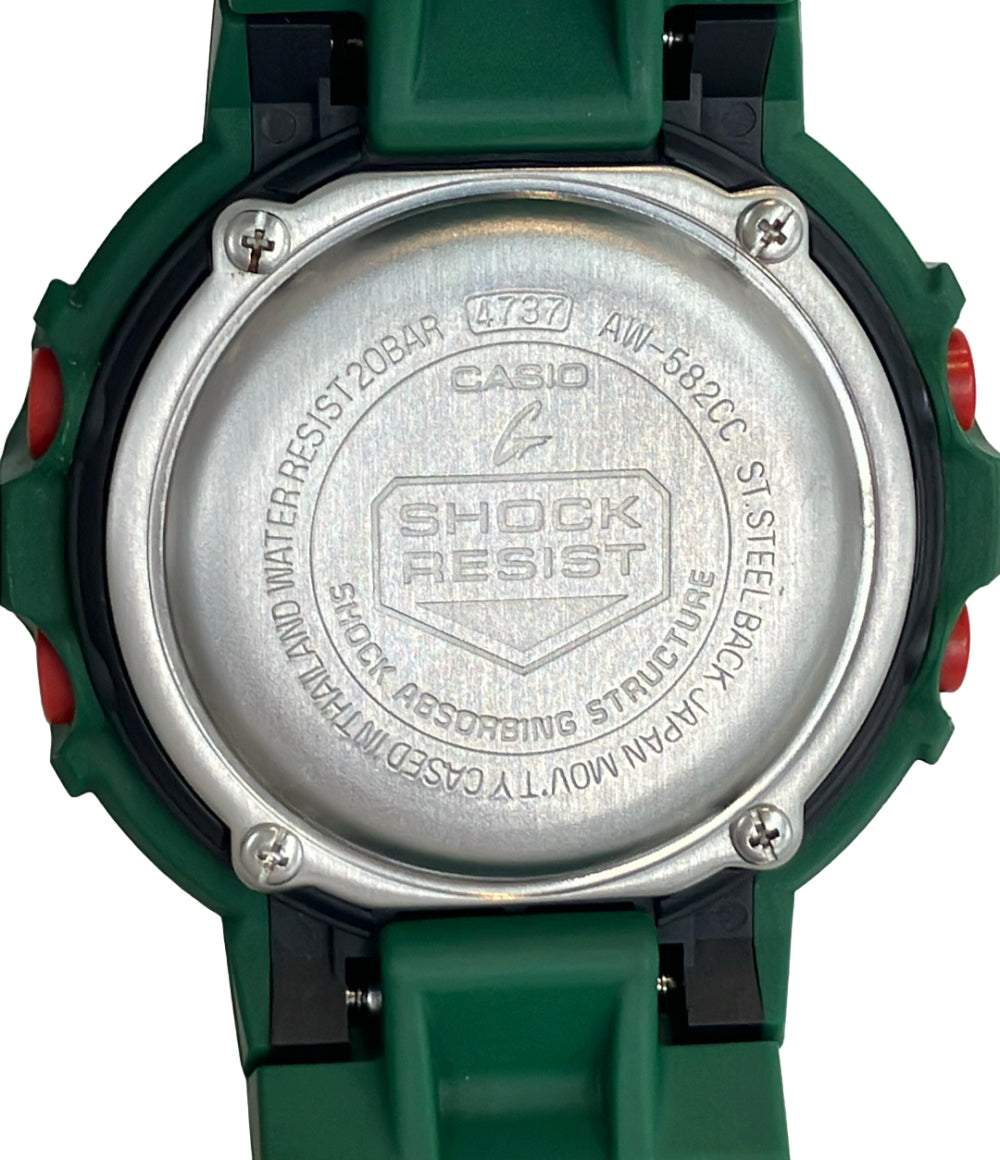CASIO 腕時計 サマーカラーズ G-SHOCK クオーツ イエロー AW-582CC レディース メンズ カシオ